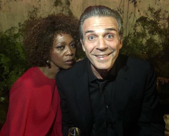 Roderick Spencer with his wife Alfre Woodard